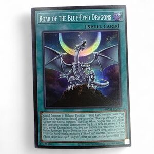 ✨️ 1st Edition Holo Roar Of The Blue-Eyed Dragons Spell Trading Card Card